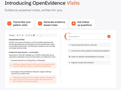 چت‌بات پزشکی OpenEvidence با 200 میلیون دلار افزایش سرمایه‌گذاری