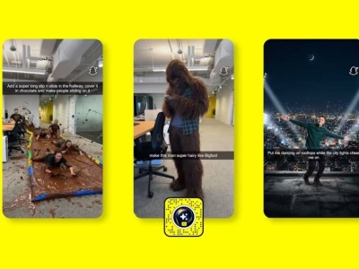 لنز جدید اسنپ‌چت برای همه کاربران رایگان شد