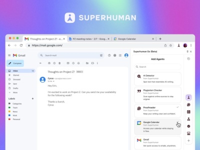 Grammarly به 'سوپرهیومن' تغییر نام داد و دستیار جدید معرفی کرد